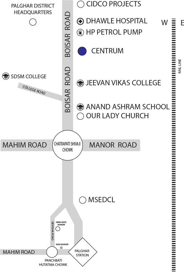 Bafnas Centrum Location map