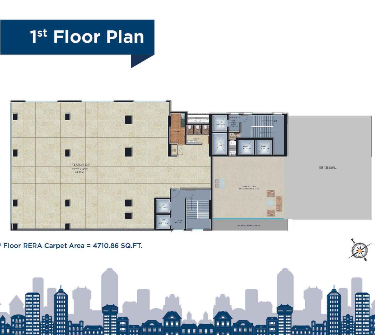 Ghodawat Skystar Floor Plan 1st Floor