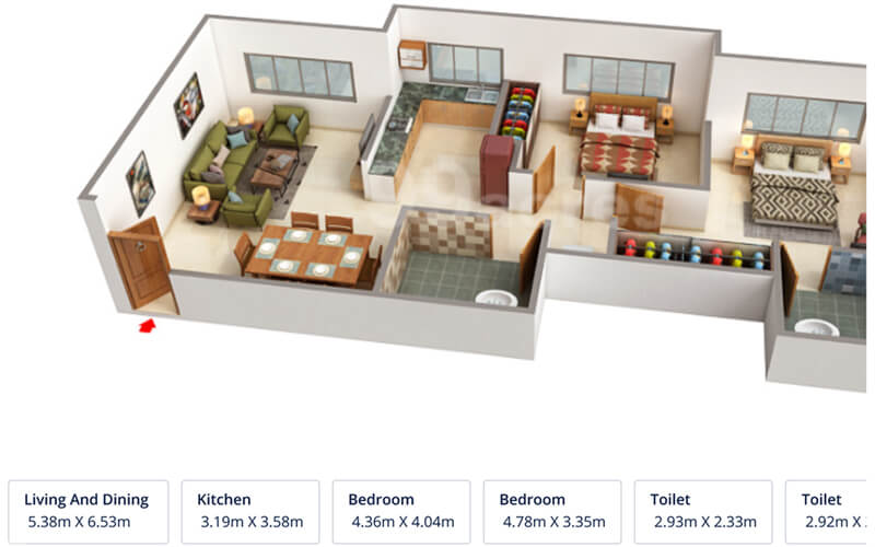 2-bhk-3D-floor-plan-amann-highland-park-mumbai