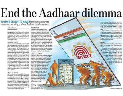 Mr. Amit Ruparel, Managing Director, Ruparel Realty believes that though Aadhaar is currently not mandatory for property transactions - Hindustan Times