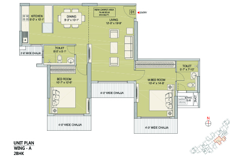 2BHK - A WING