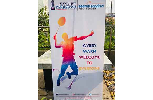 Sanghvi Parsssva Group Of Companies were proud sponsorers of YCS Badminton Championship held at NSCI Worli 