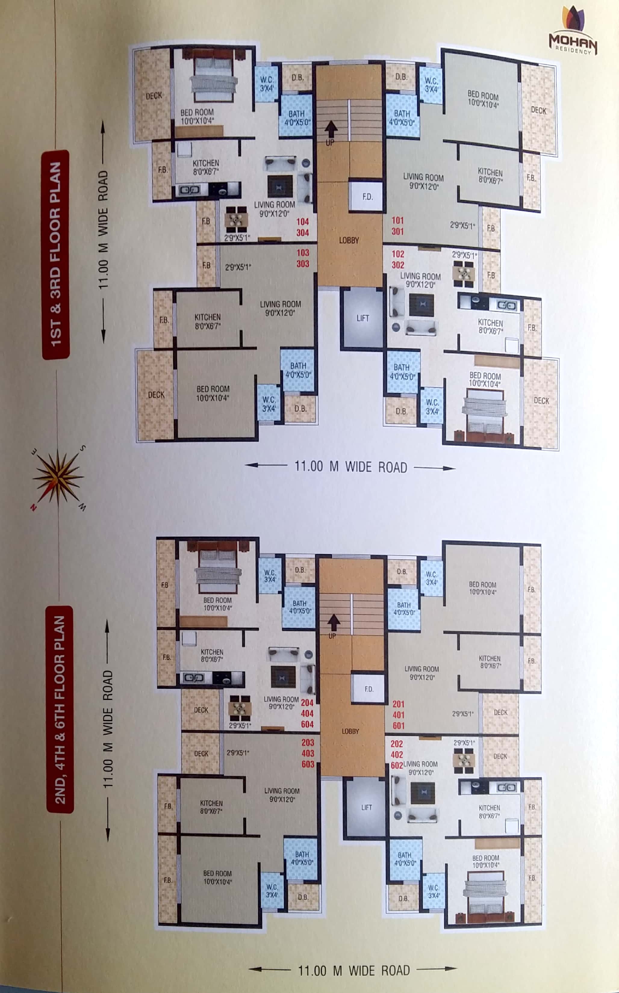 Mohan Residency Floor Plan