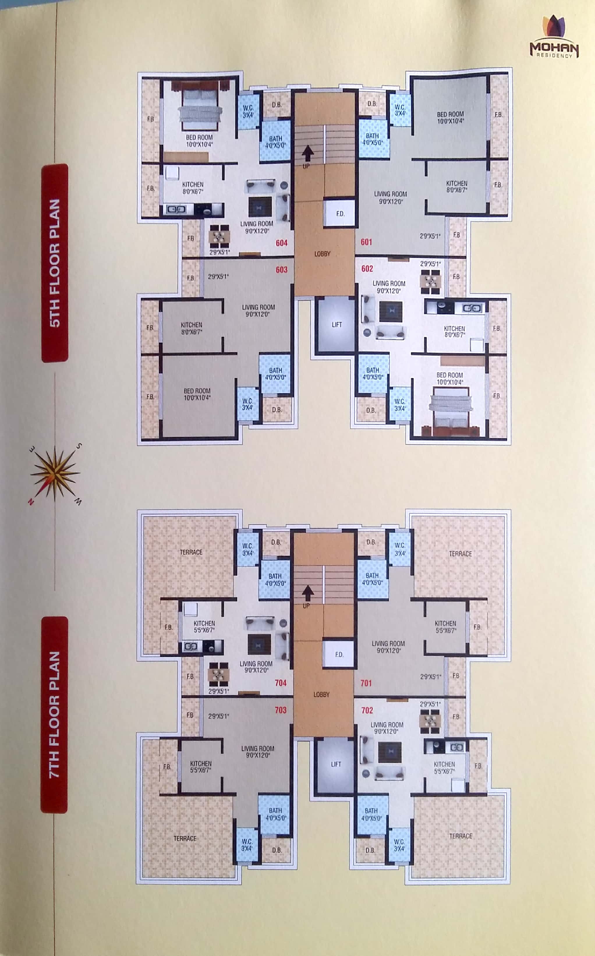 Mohan ResidencyFloor Plan
