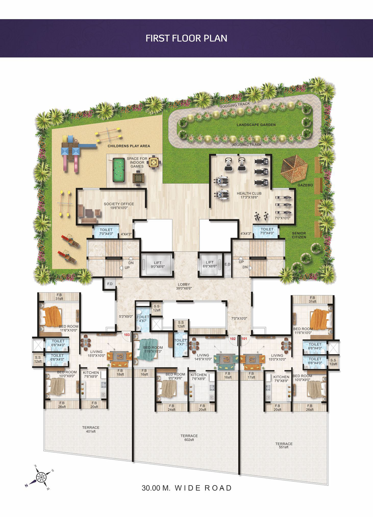 Shiv Ornate 1st Floor Plan