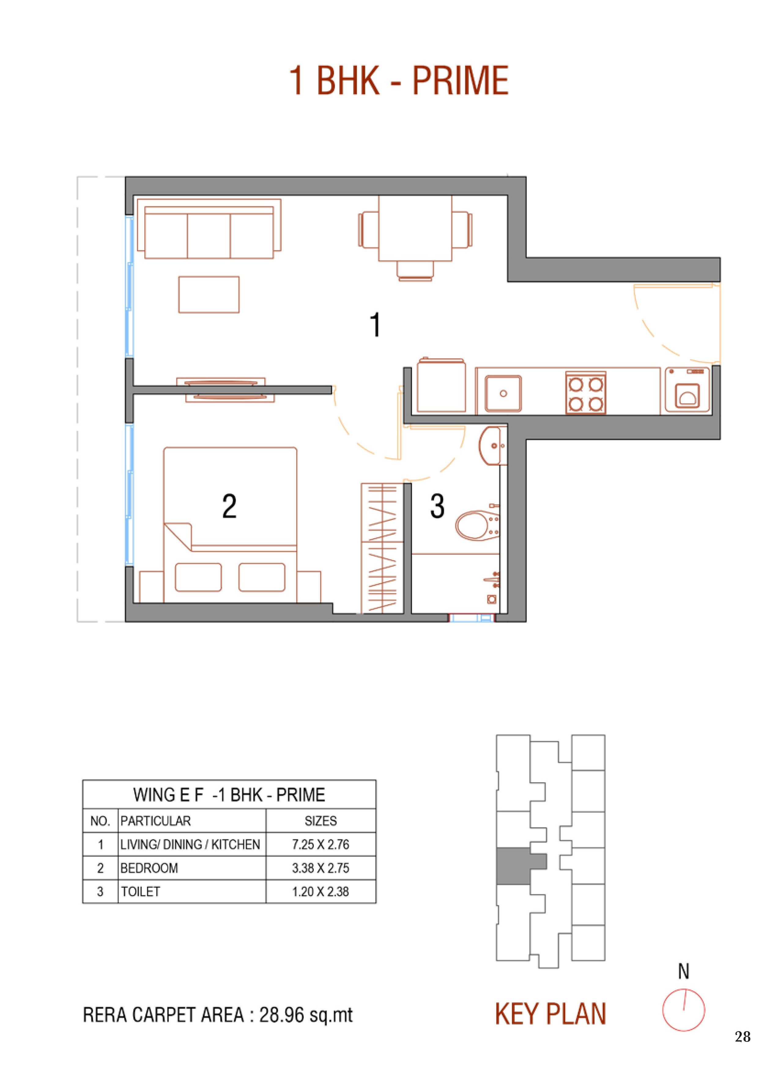 UK Luxecity Kandivali Floor Plan & Unit Plan
