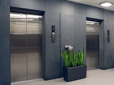 Modern TWO Lifts in each building