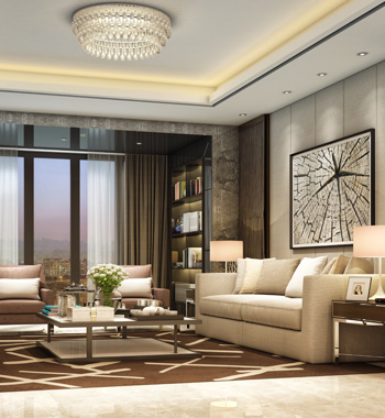 Comfortable Living Room at Arihant Towers