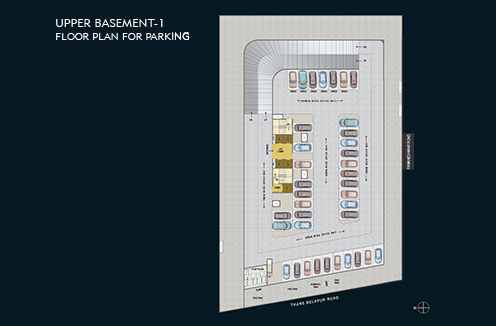 Upper Basement-1 Floor Plan For Parking