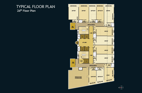 Typical Floor Plan 26th