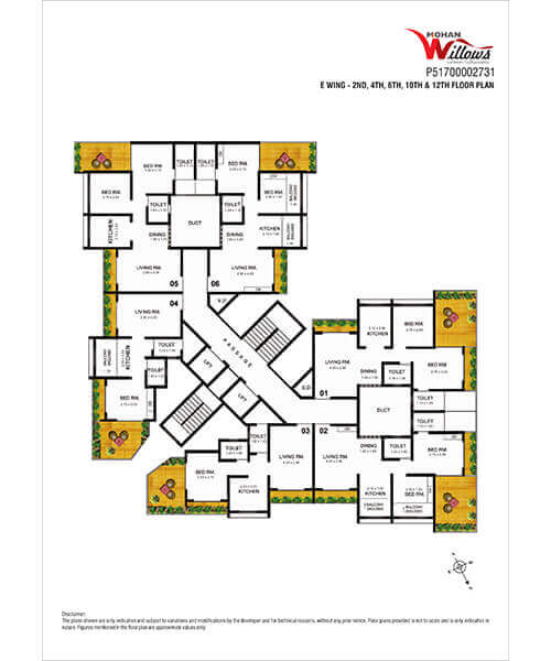 Mohan Willows Layout & Floor Plans