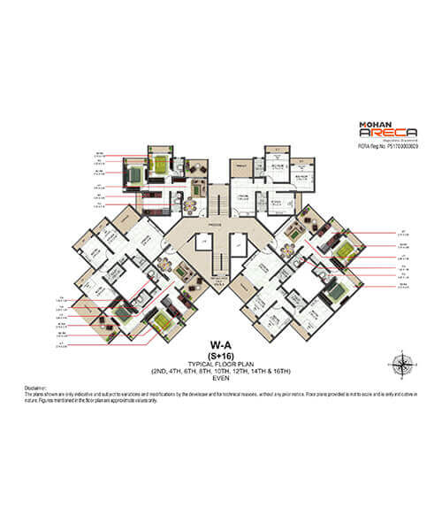 Mohan Areca Layout & Floor Plans