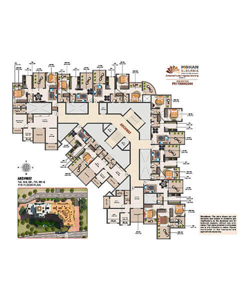 Mohan Suburbia Layout & Floor Plans