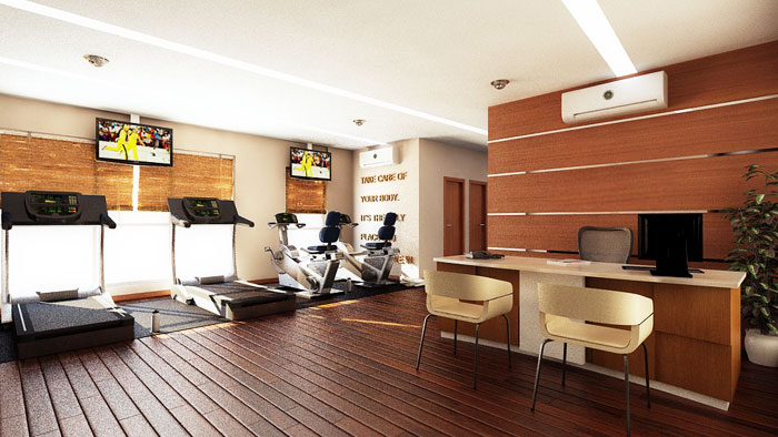 The Lumiere Andheri West | Gym Reception Area