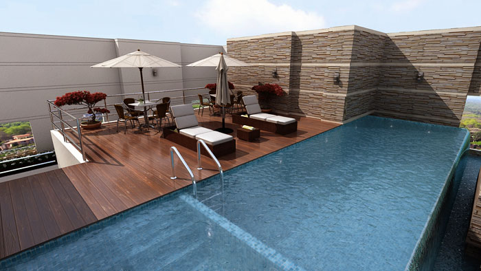 The Lumiere Andheri West | Infinity Pool and Beautiful Sun Deck